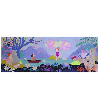 Djeco Puslespil - 100 Brikker - Children's Lake Djeco Puslespil - 100 Brikker - Children's Lake