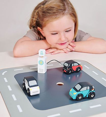 Tender Leaf Wooden Toy - 3 Cars - Smart Cars