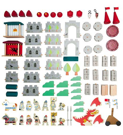 Tender Leaf Trælegetøj - Det Kongelige Slot - Stort Legesæt Tender Leaf Trælegetøj - Det Kongelige Slot - Stort Legesæt