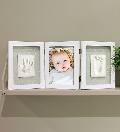 Dooky Hand- und Fußabdrücke Set - Happy Hände - Dreifacher Rahme