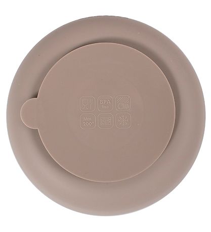 Filibabba Skål - Silikon - 2-pack - Warm Grey