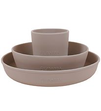 Filibabba Spisesæt - Silikone - 3 dele - Warm Grey Filibabba Spisesæt - Silikone - 3 dele - Warm Grey