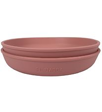 Filibabba Tallerkener - Silikone - 2-Pak - Rose Filibabba Tallerkener - Silikone - 2-Pak - Rose