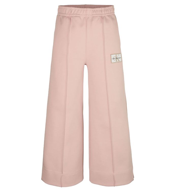 Calvin Klein Sweatpants - Active Wide Leg Sweatpants - Pink Bloo