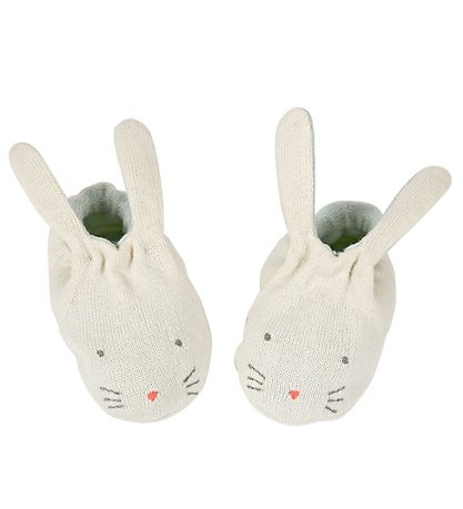 Meri Meri Futter - Mint Bunny Baby Booties Meri Meri Futter - Mint Bunny Baby Booties