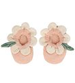 Meri Meri Futter - Peach Daisy Baby Booties Meri Meri Futter - Peach Daisy Baby Booties