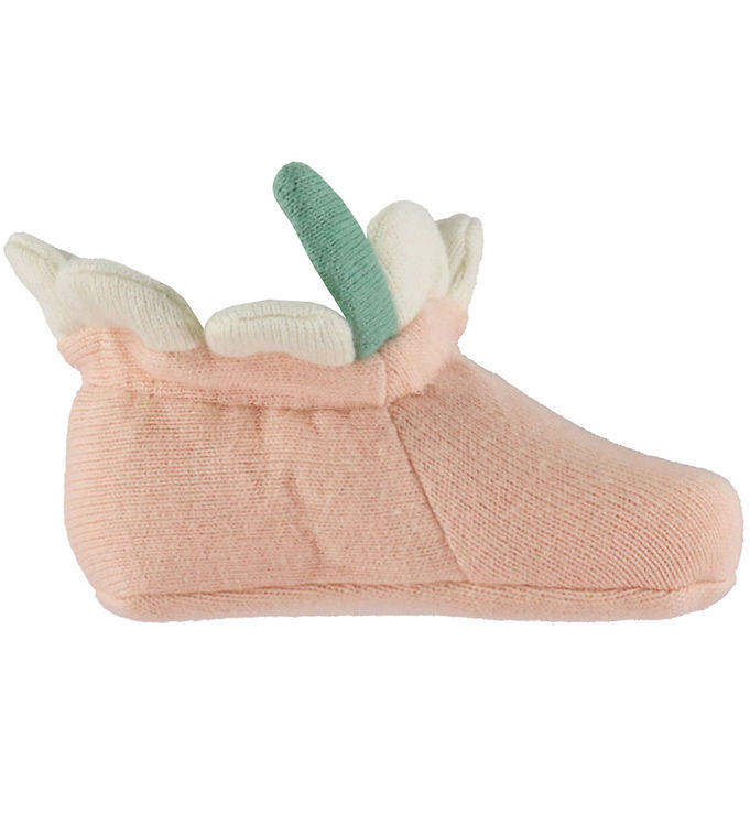 Meri Meri Futter - Peach Daisy Baby Booties