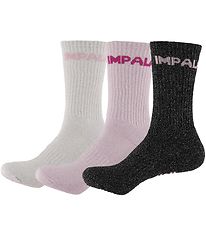 Impala Strømper - Skate Sock - 3 Pak - Sparkle Impala Strømper - Skate Sock - 3 Pak - Sparkle
