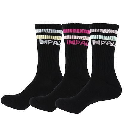 Impala Strømper - Impala Stripe Sock - 3 Pak - Black