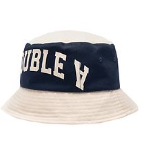 Wood Wood Bøllehat - Val Arch Bucket Hat - Beige/Navy Wood Wood Bøllehat - Val Arch Bucket Hat - Beige/Navy