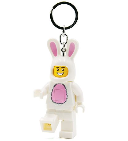 LEGO® Nøglering m. Lommelygte - LEGO® Bunny Suit Guy   LEGO® Nøglering m. Lommelygte - LEGO® Bunny Suit Guy