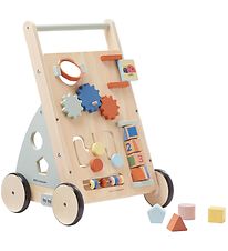Kids Concept Gåvogn - Edvin - Træ/Blå Kids Concept Gåvogn - Edvin - Træ/Blå