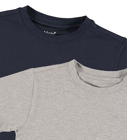 Molo T-shirt - 2-Pack - Navy/Grey