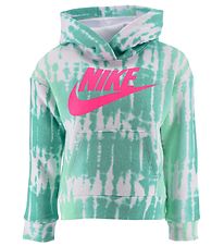 Nike Hættetrøje - Tie Dye - Mint Foam Nike Hættetrøje - Tie Dye - Mint Foam