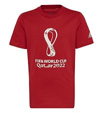 adidas Performance T-Shirt - Oe Tee Y - Rød adidas Performance T-Shirt - Oe Tee Y - Rød