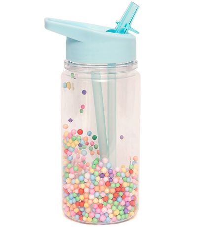 Petit Monkey Drinkfles - Marcaron Pops - 300 ml - Aqua Blue