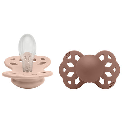 BIBS Infinity Sutter - 2-pak - Str. 2 - Symmetrisk - Blush/Woodc BIBS Infinity Sutter - 2-pak - Str. 2 - Symmetrisk - Blush/Woodc