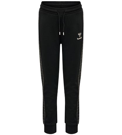 Hummel Trousers - hmlAster - Black w. Glitter