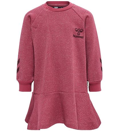 Hummel Kjole - hmlSally - Earth Red m. Guldglimmer Hummel Kjole - hmlSally - Earth Red m. Guldglimmer