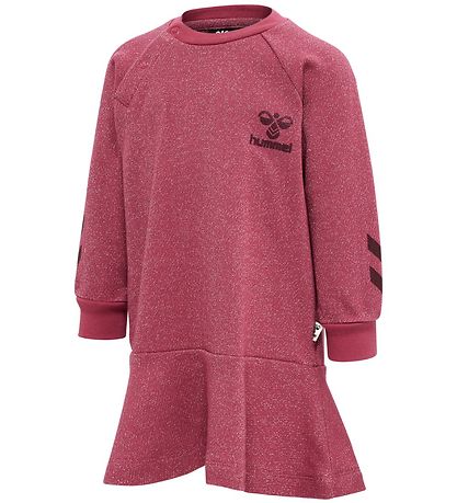Hummel Kjole - hmlSally - Earth Red m. Guldglimmer Hummel Kjole - hmlSally - Earth Red m. Guldglimmer