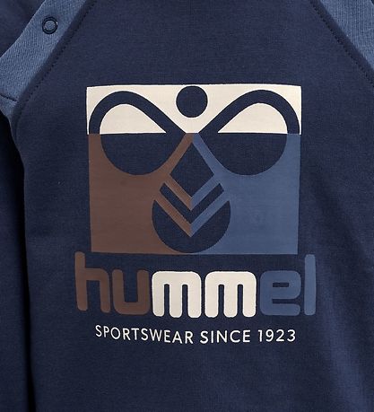 Hummel Sweatshirt - hmlLassen - Sargasso Sea m. Logo