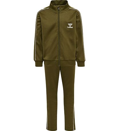 Hummel Træningssæt - hmlTrack - Dark Olive
