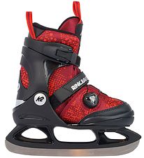 K2 Skøjter - Rink Raven Ice Boa - Sort/Rød K2 Skøjter - Rink Raven Ice Boa - Sort/Rød