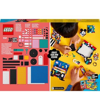 LEGO® DOTS - Mickey Mouse Og Minnie Mouse Sk... 41964 - 669 Dele