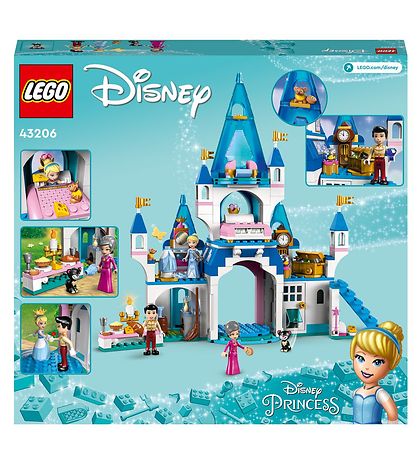 LEGO® Disney - Askepot og Prinsens Slot 43206 - 365 Dele
