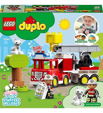LEGO® DUPLO - Brandbil 10969 - 21 Dele LEGO® DUPLO - Brandbil 10969 - 21 Dele