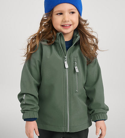 Reima Softshelljakke m. Fleece - Vantti - Thyme Green