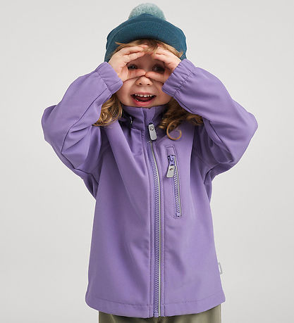 Reima Softshelljakke m. Fleece - Vantti - Misty Violet