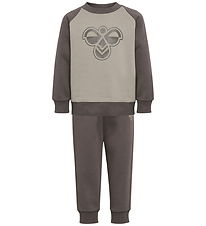 Hummel Sweatsæt - HmlMini - Dark Gull Gray
