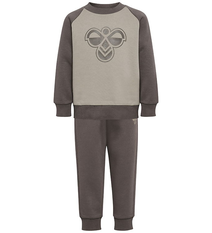 Hummel Sweatsæt - HmlMini - Dark Gull Gray