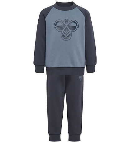 Hummel Sweatsæt - HmlMini - Ombre Blue
