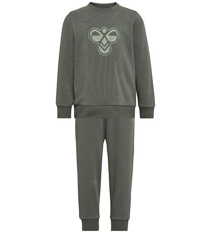 Hummel Sweatsæt - HmlMini - Castor Gray
