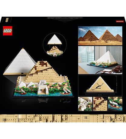 LEGO® Architecture - Den Store Pyramide i Giza 21058 - 1476 Dele LEGO® Architecture - Den Store Pyramide i Giza 21058 - 1476 Dele