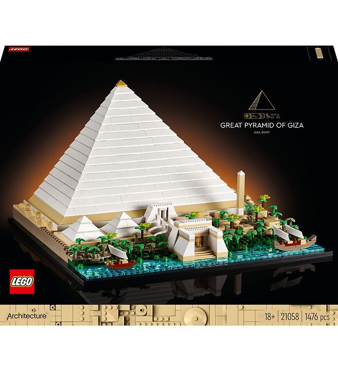 LEGO® Architecture - Den Store Pyramide i Giza 21058 - 1476 Dele