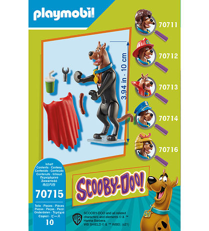 Playmobil SCOOBY-DOO! - Vampyrfigur Samlerobjekt - 70715 - 10 De Playmobil SCOOBY-DOO! - Vampyrfigur Samlerobjekt - 70715 - 10 De
