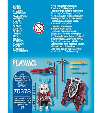 Playmobil SpecialPlus - Dværgridder - 70378 - 17 Dele Playmobil SpecialPlus - Dværgridder - 70378 - 17 Dele
