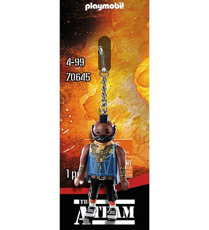 Playmobil Nøglering - A-Team - B.A. - 70645 Playmobil Nøglering - A-Team - B.A. - 70645