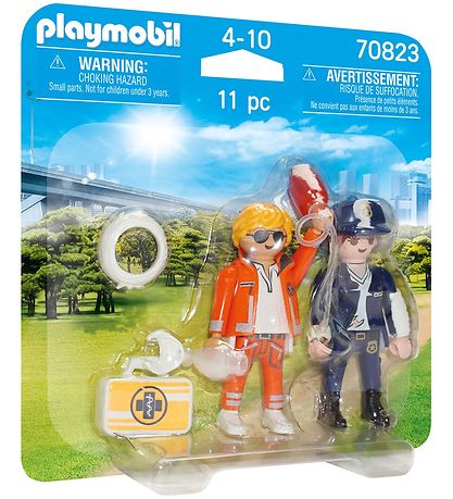 Playmobil DuoPack - Akutlæge Og Politibetjent - 70823 - 11 Dele Playmobil DuoPack - Akutlæge Og Politibetjent - 70823 - 11 Dele