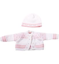 Götz Dukketøj - Striktrøje Med Hue - Pink Norway - 30-33 Cm. Götz Dukketøj - Striktrøje Med Hue - Pink Norway - 30-33 Cm.
