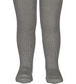 MarMar Strømpebukser - Rib - Grey Melange
