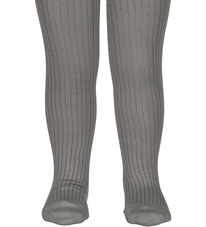 MarMar Rib Strømpebukser - Grey Melange