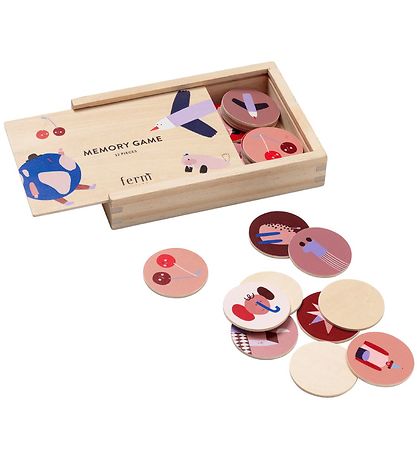 ferm Living Vendespil - Critter Memory Game - Multi ferm Living Vendespil - Critter Memory Game - Multi