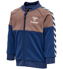 Hummel Cardigan - hmlOlek - Sargasso Sea m. Brun Hummel Cardigan - hmlOlek - Sargasso Sea m. Brun