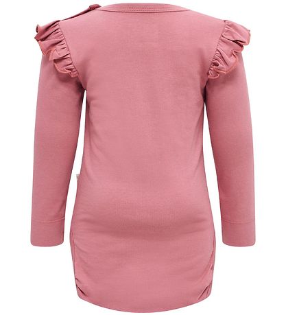Hummel Bodysuit æ/s - hmlFrik - Dusty Rose w. Silver