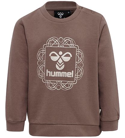 Hummel Sweatshirt - hmlLime - Deep Taupe m. Sølv Hummel Sweatshirt - hmlLime - Deep Taupe m. Sølv