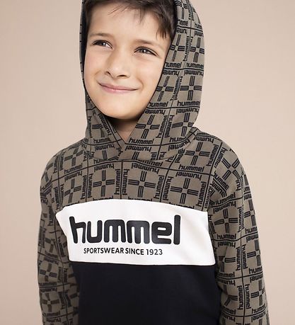 Hummel Hættetrøje - hmlColden Hoodie - Kalamata Hummel Hættetrøje - hmlColden Hoodie - Kalamata
